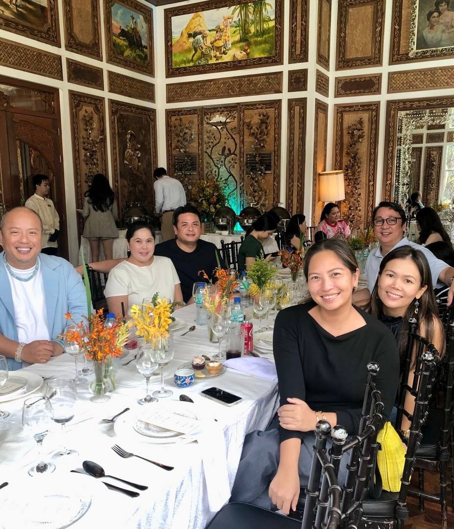 The author, Ana Magsaysay Rosete, John Aquino, Pam Begre, Jet Acuzar and Ali Atienza.
